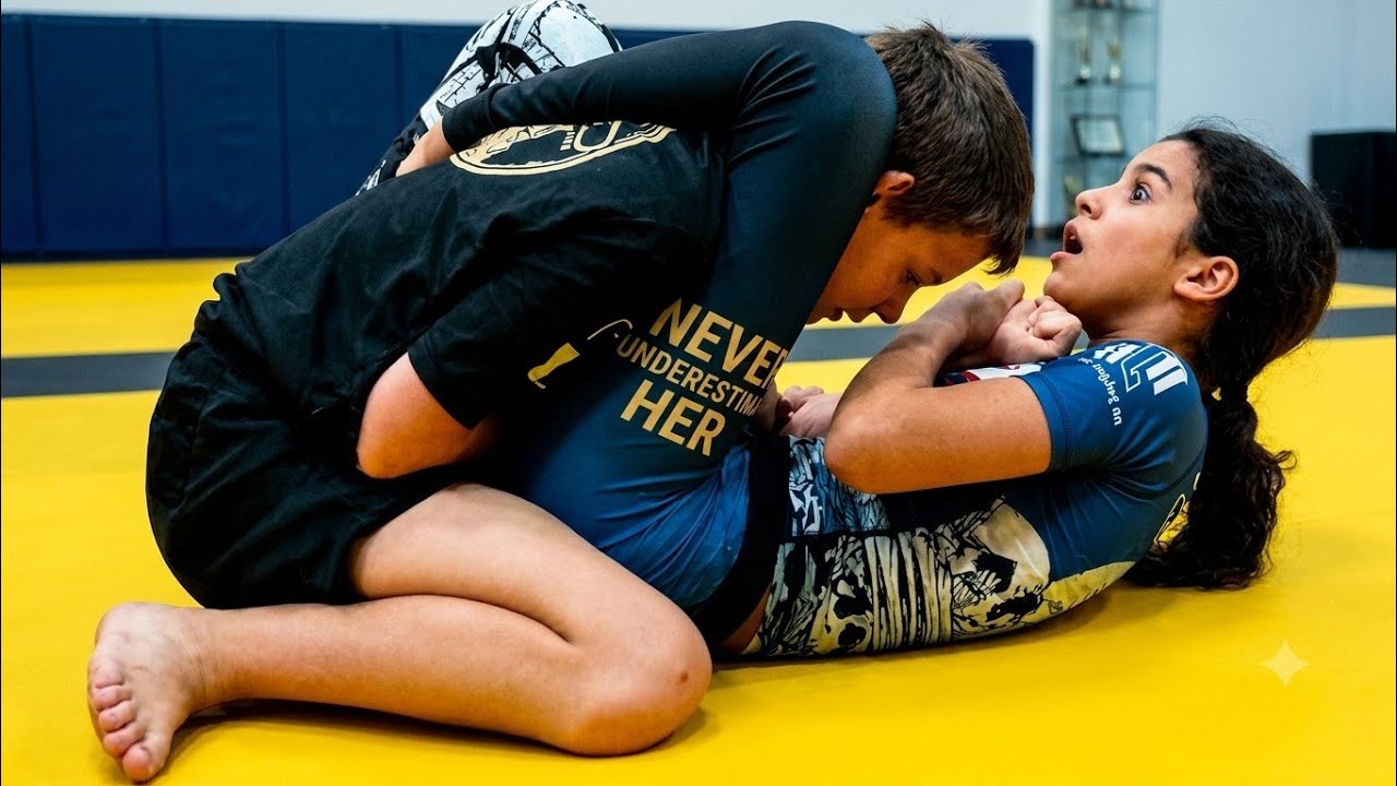 Girl Vs Boy Submission Match: Can He Escape Her Body Lock?
