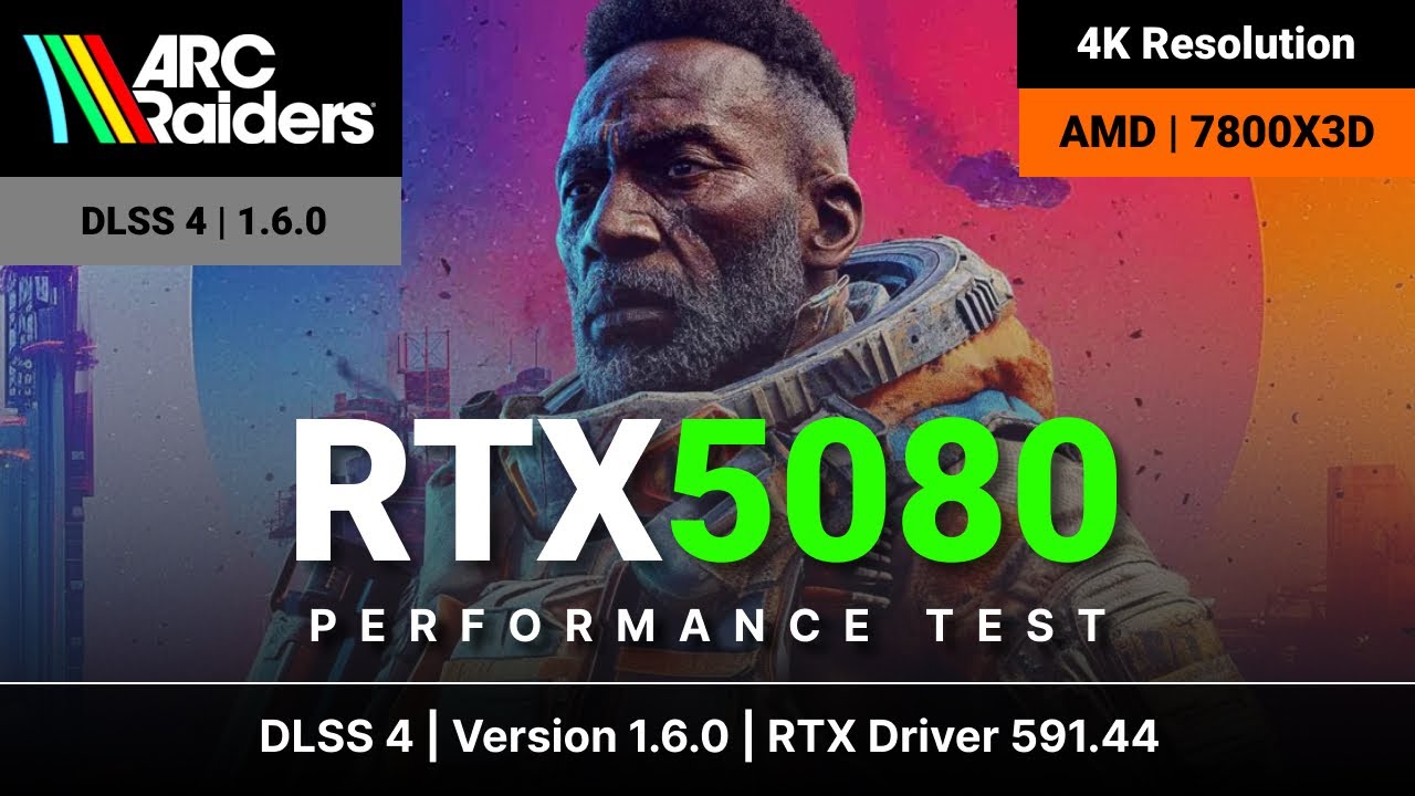 ALL SETTINGS TESTED | ARC Raiders | RTX 5080 | 2160p, 4K, UHD background