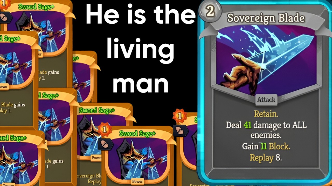 My blade is a Sovereign Citizen. (Slay the Spire 2) background