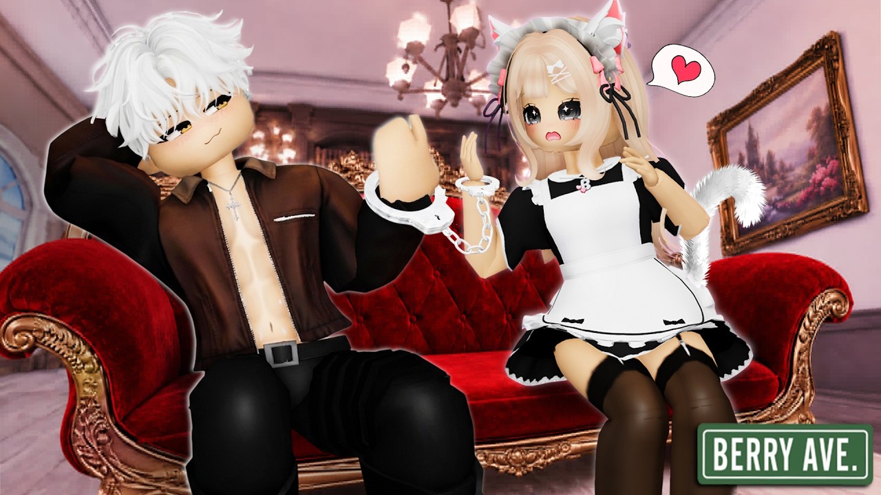 BILLIONAIRE BOY OBSESSED With Abandoned CAT GIRL?! | Berry Avenue Story background