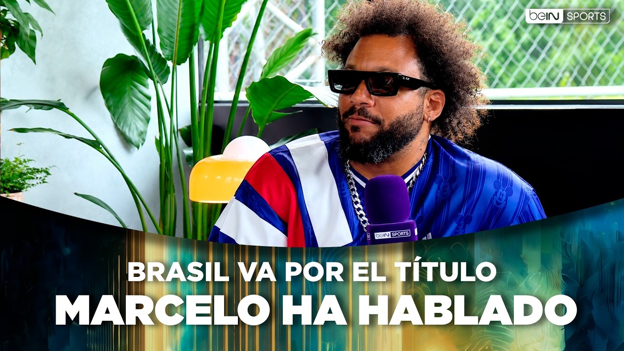 Marcelo no duda de Vinicius en la Copa del Mundo y explica el impacto de Carlo Ancelotti en Brasil background