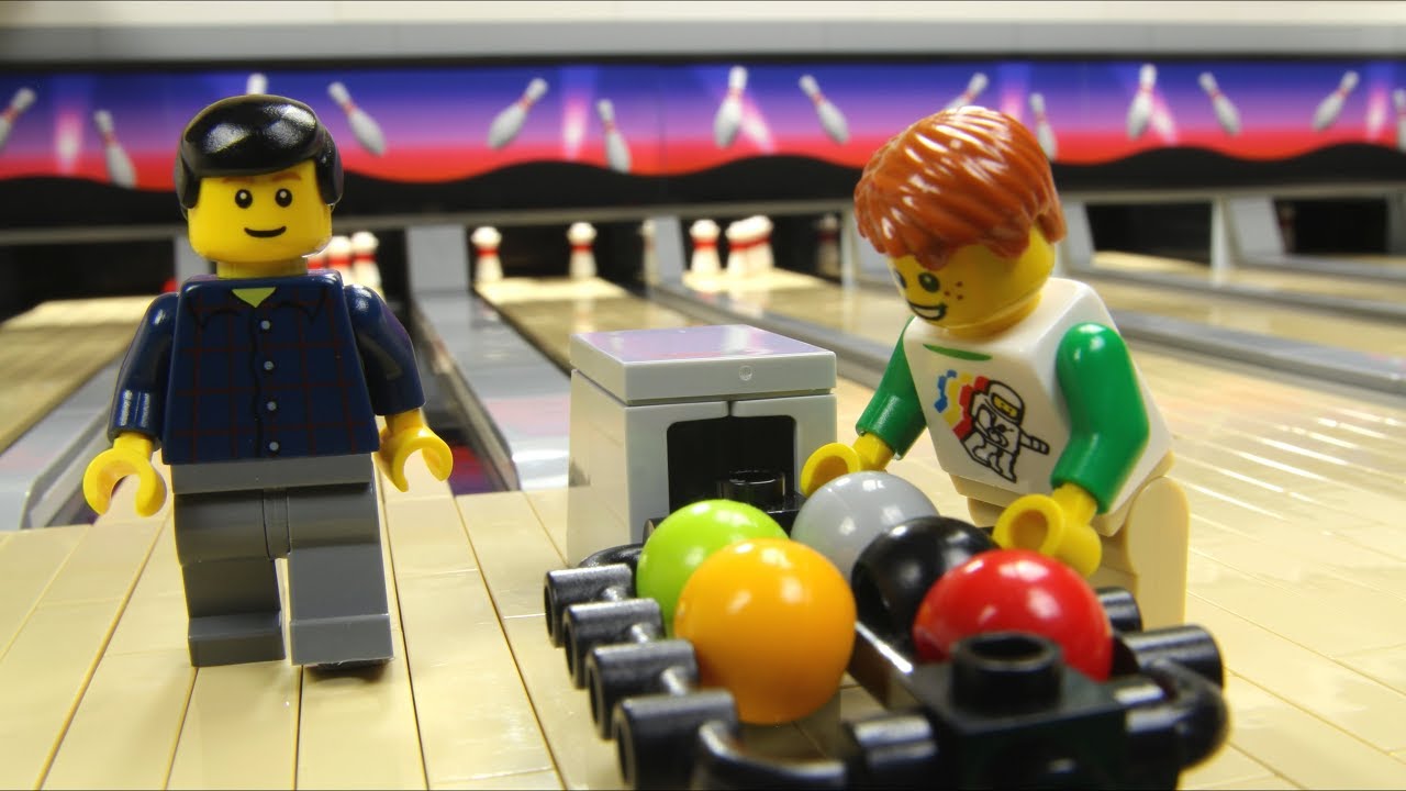 Lego Bowling backdrop