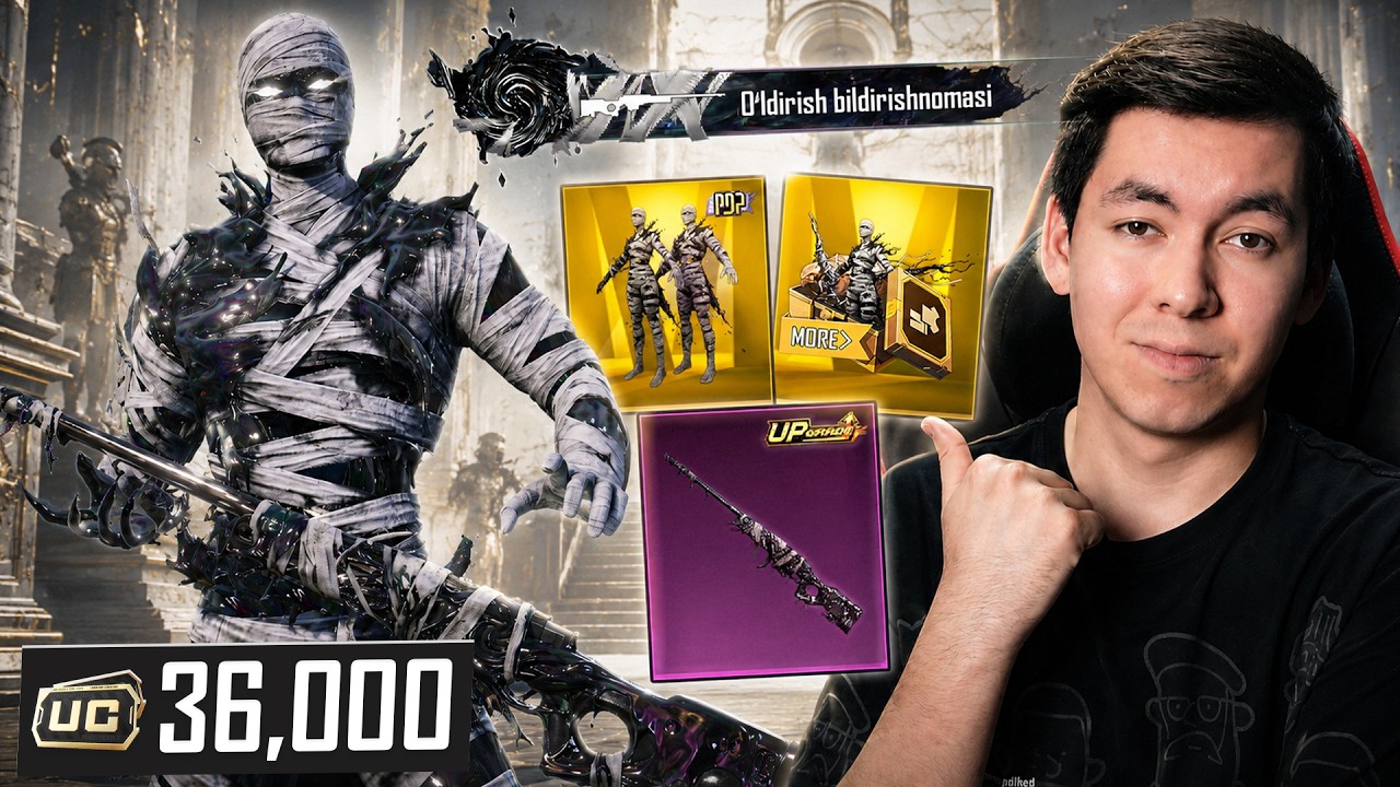 YANGI MUMIYALAR KEYSINI 36,000 UCga OCHDIM! ЁЯе╡ OMAD KELDI?! ЁЯШО PUBG MOBILE background