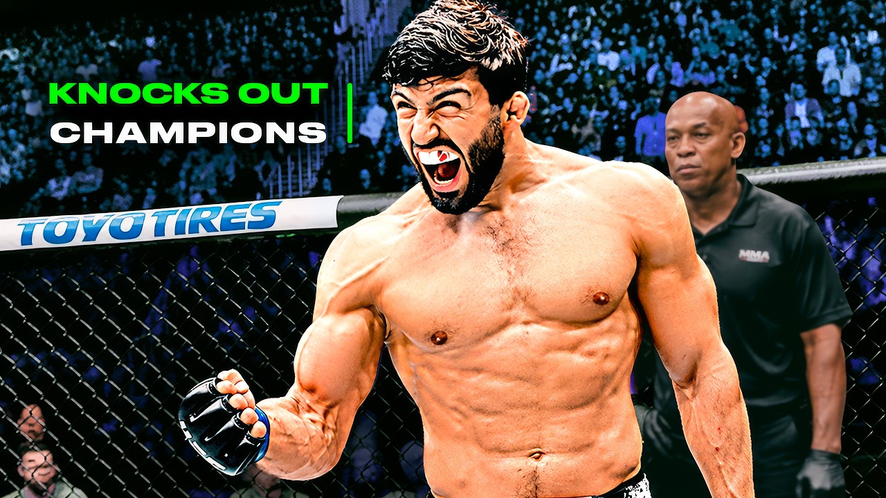 This Billionaire Streamer WALK-OFF KOs Everyone is the UFC! Armenian Beast – Arman Tsarukyan background