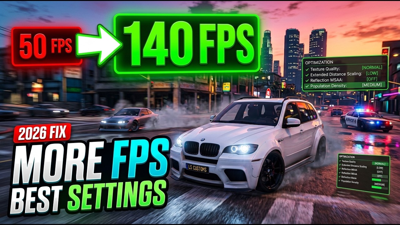 How to Boost FPS in FiveM | Best Tips and Tricks | 2026 background