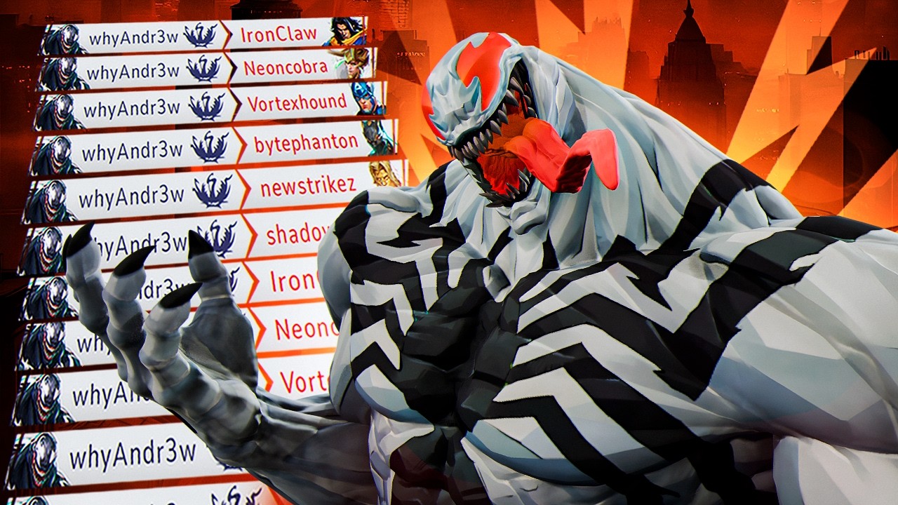 Rank 1 Venom Venoming On The Enemies background