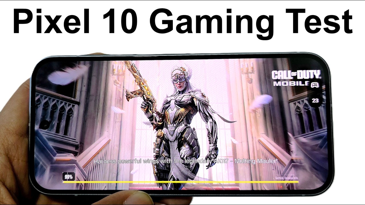 Google Pixel 10 - Gaming Test (PUBG Mobile, Call of Duty, Asphalt Legends Unite, Injustice 2) background