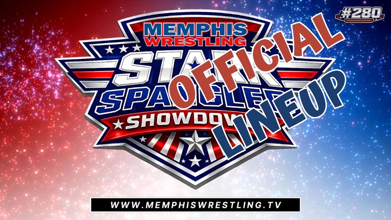 BT's Official Lineup Review: Memphis Wrestling #280 - Starr Spangled Showdown background