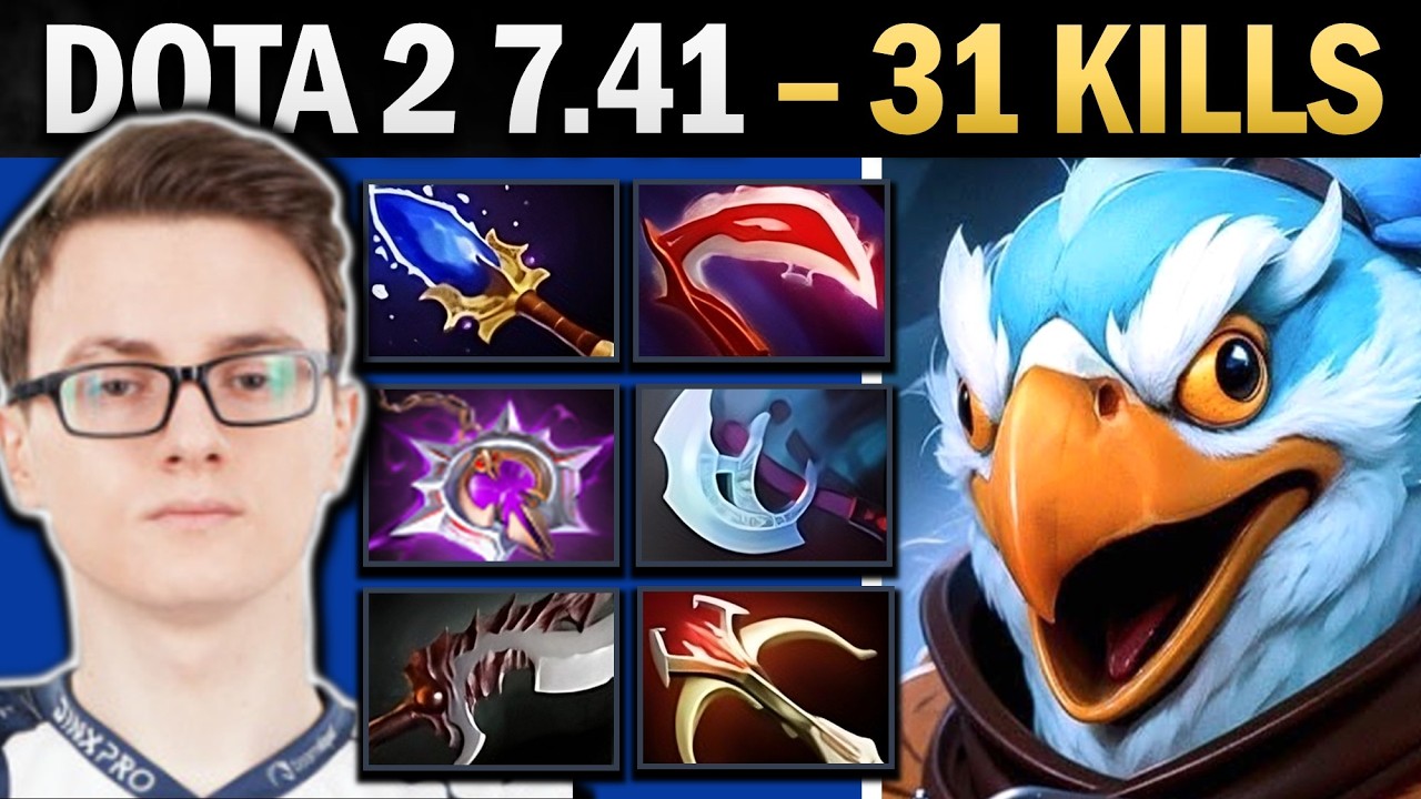 Kez Dota 2 7.41 with 31 Kills and Epic Damage - Dota Gameplay background