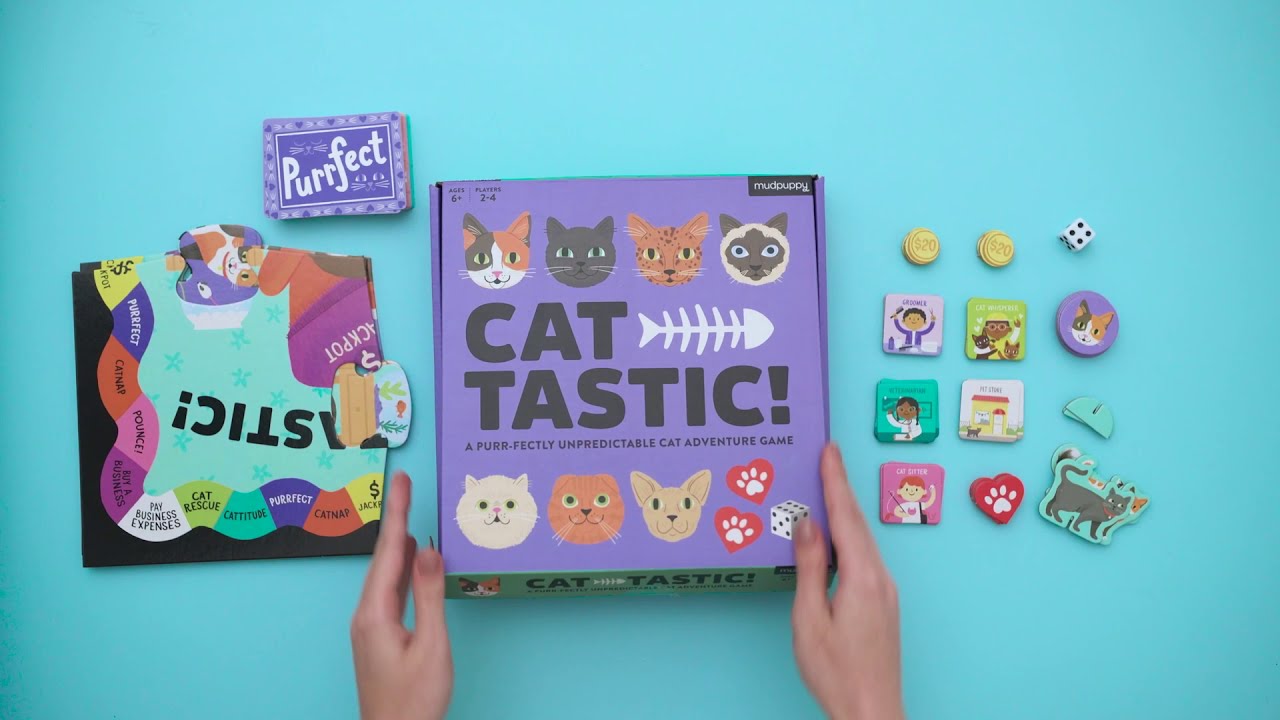 Mudpuppy Cat-tastic! Board Game backdrop