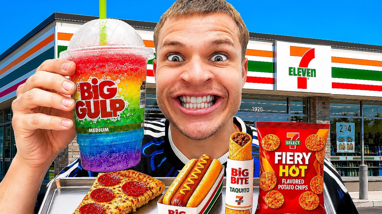 Jynxzi Eats Everything At 7-Eleven background