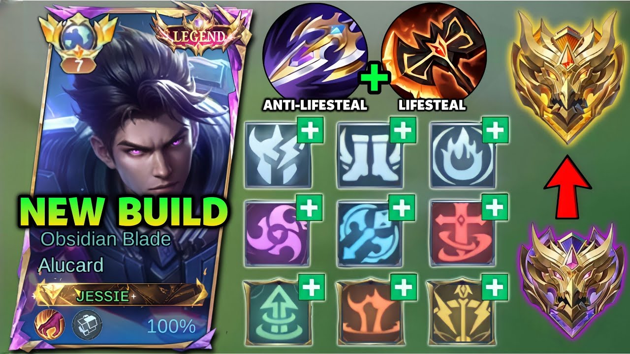 ALUCARD NEW META COMBO BUILD AND EMBLEM 2026!đ„- MLBB background