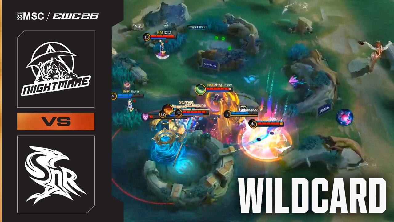 Sunset Ravens vs. Niightmare Esports | MSC Wildcard at EWC 26 - HIGHLIGHTS background