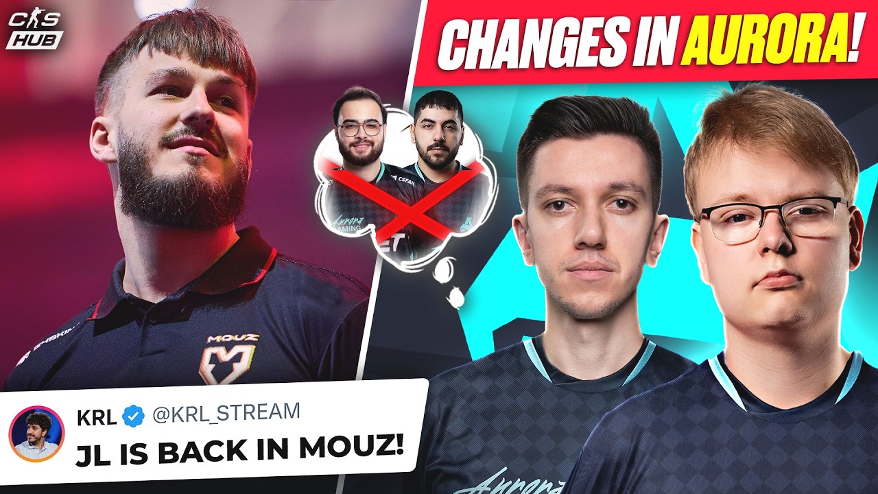 MAJ3R RETIRES! JIMPPHAT TO AURORA CONFIRMED? JL RETURNS TO MOUZ! NEO WILL COACH ASTRALIS! CS NEWS background