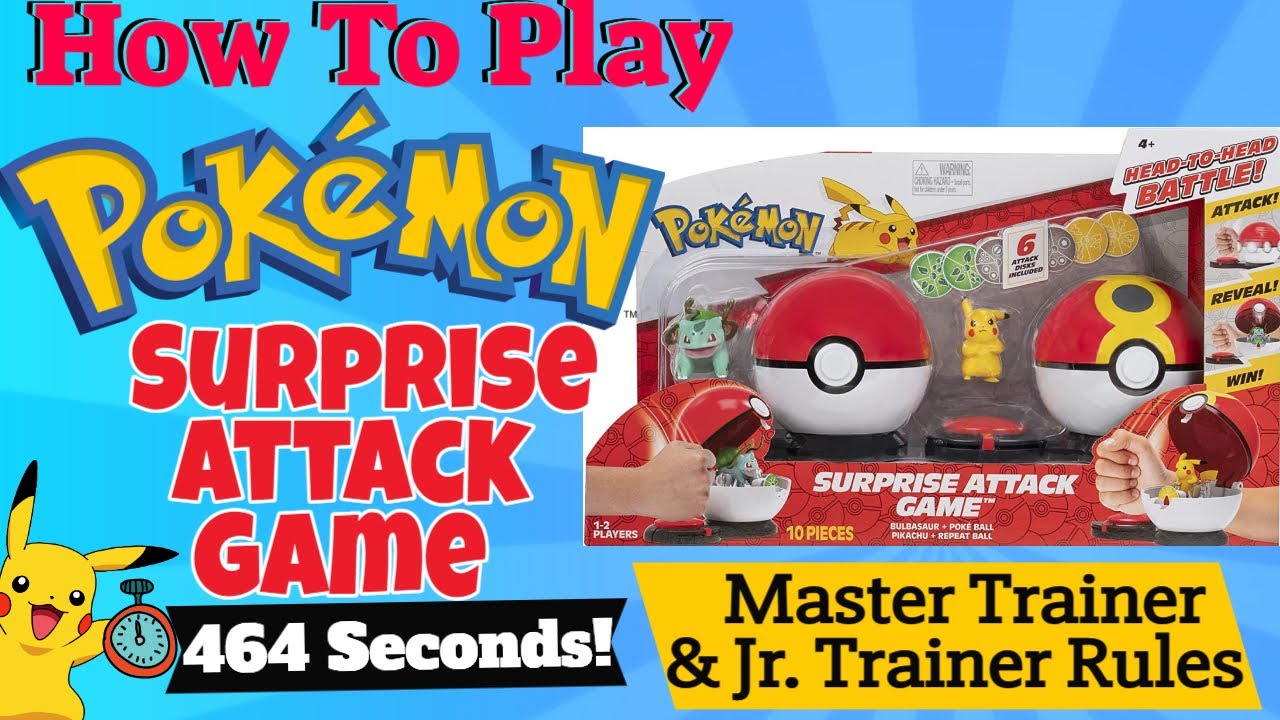How To Play Pokémon Surprise Attack Game background