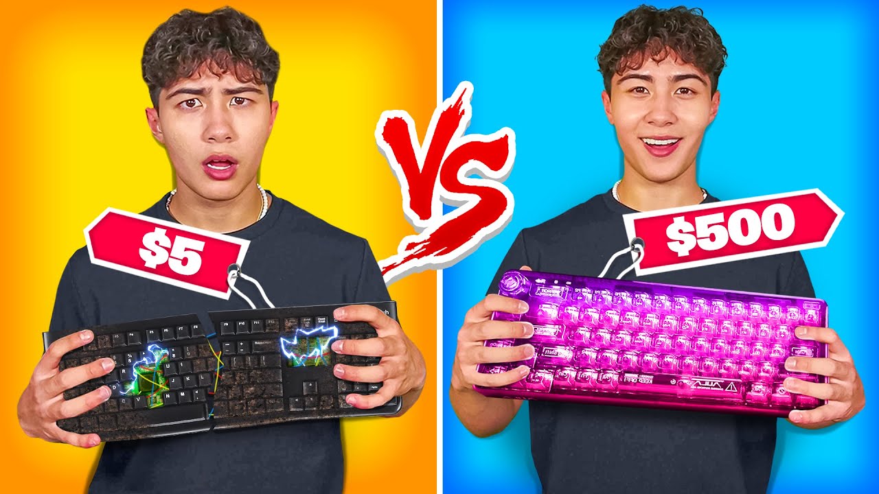 $5 Keyboard vs $500 Keyboard In Rainbow Six Siege background