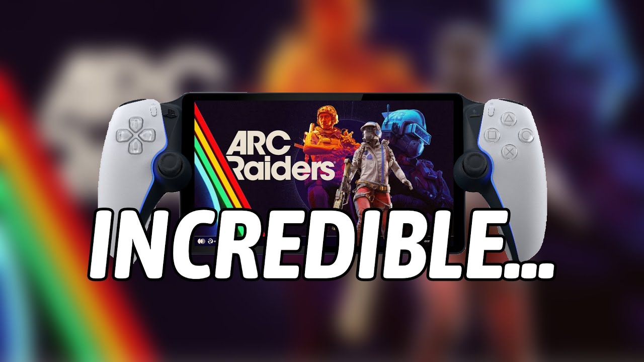 Arc Raiders on the Playstation Portal is AMAZING!! background