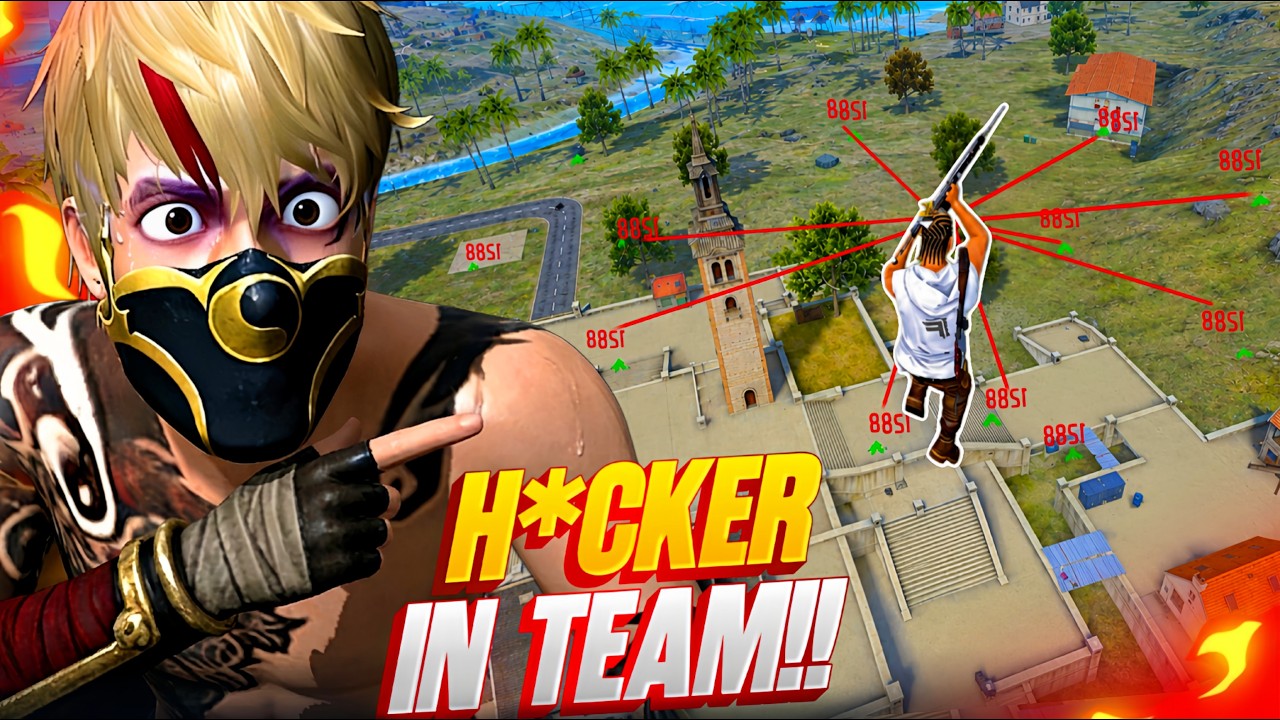 H@CKER CONNECTED IN MY TEAM ๐คก๐ฑ | funny moments free fire !! ๐คฃ #ffkprasanth #fftamil background