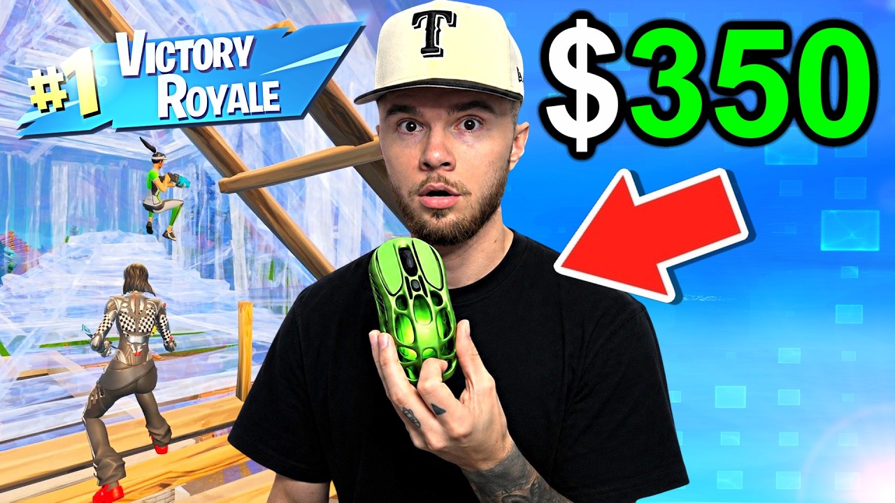 I Tried The World's FASTEST Fortnite Mouse... background