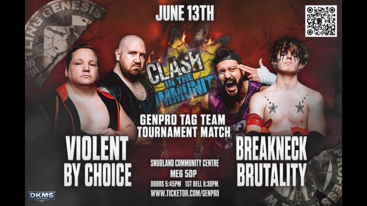 2026 Tag Team Tournament - Breakneck Brutality vs Violent by Choice background