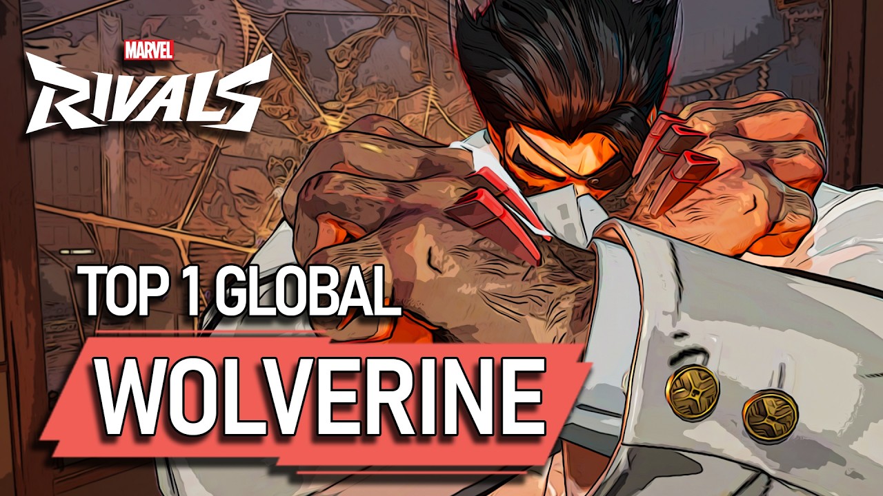 TOP #1 GLOBAL WOLVERINE ! tt rae2lazy - MARVEL RIVALS PRO background