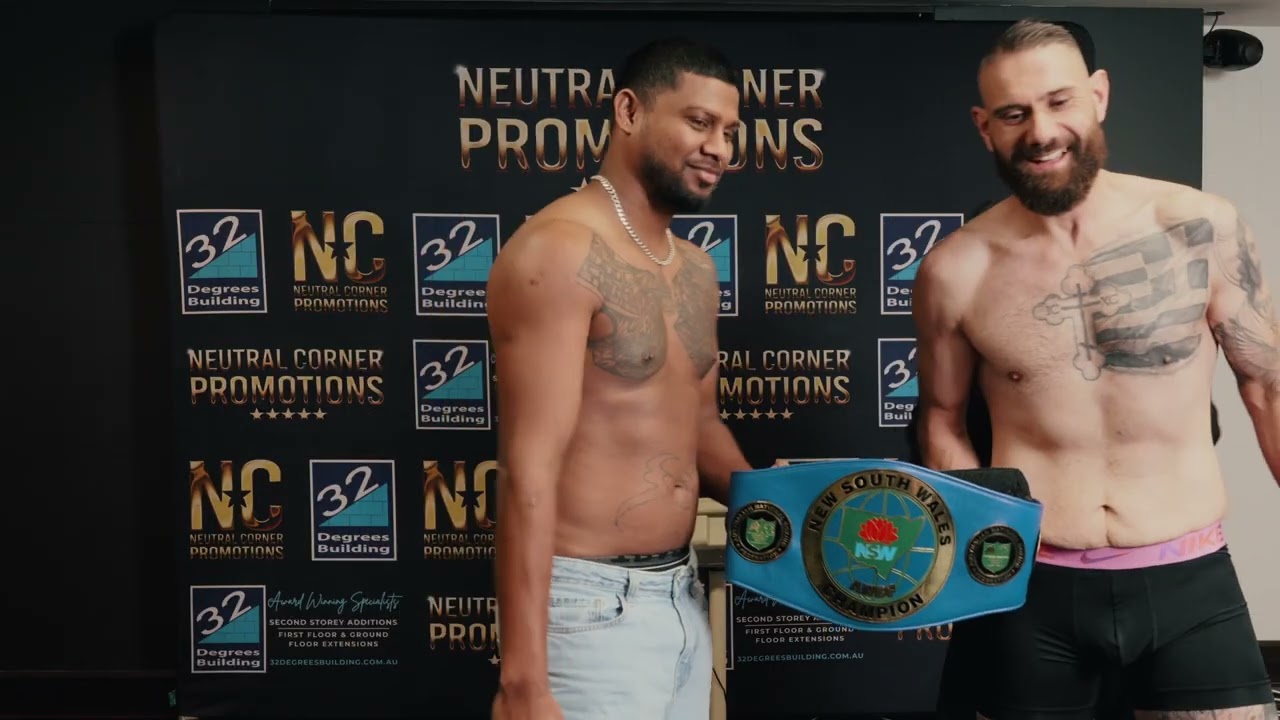 Weigh In LIVE - Neutral Corner Promotions 4th July Figh Night