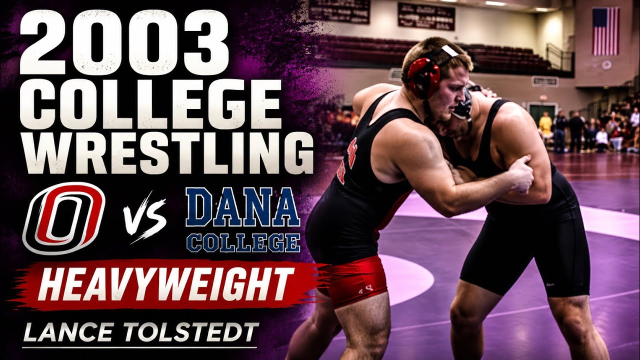 2003 College Wrestling: Lance Tolstedt, UNO vs Dana College, Heavyweight backdrop