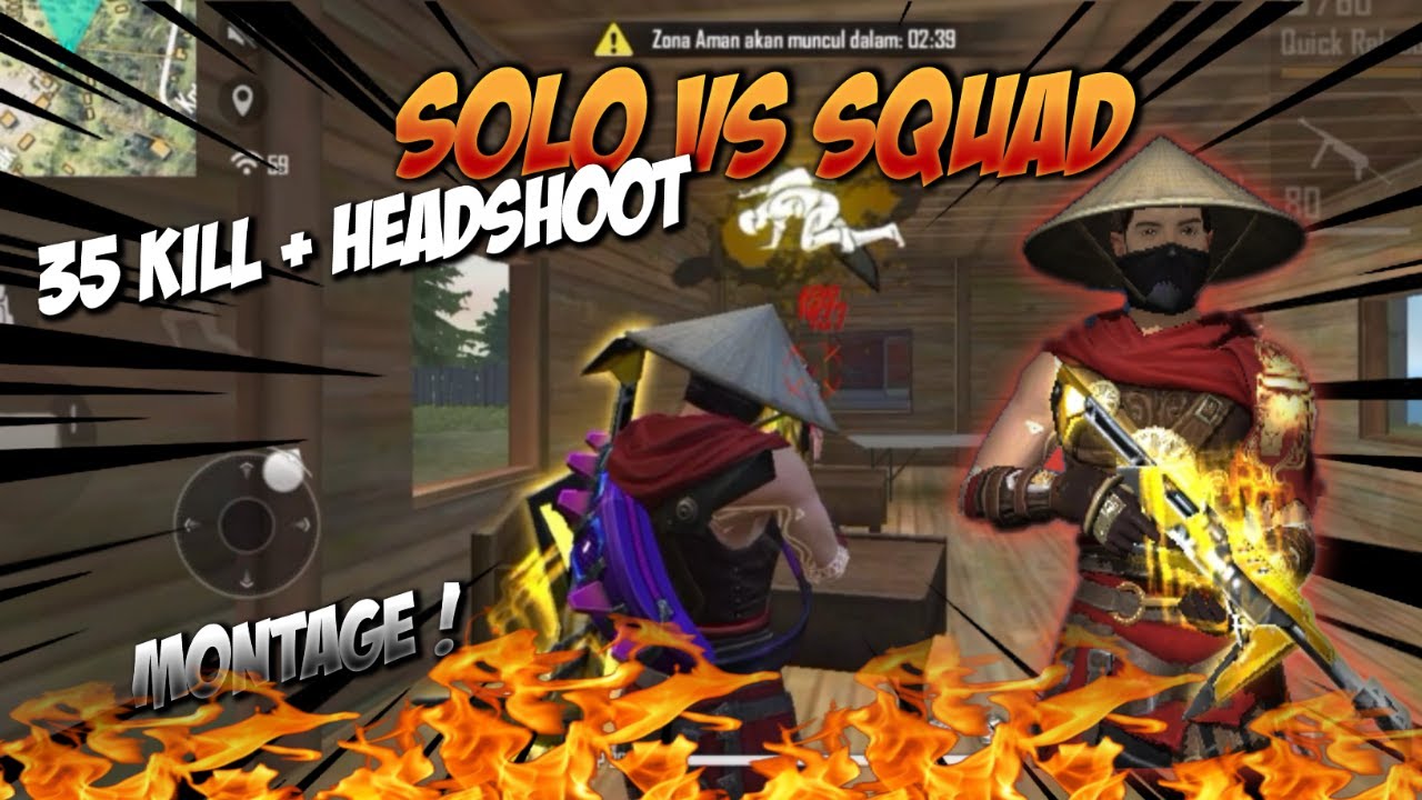 SOLO VS SQUAD !! TESTING REALME C3 // MONTAGE FREE FIRE backdrop