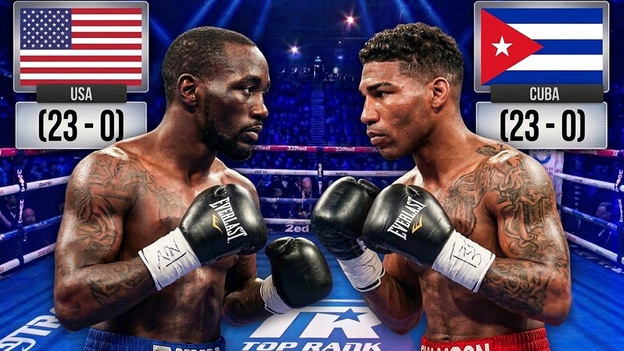 ⚡️ Terence Crawford (USA) vs Yuriorkis Gamboa (Cuba) | KNOCKOUT, Full Fight Highlights, HD background