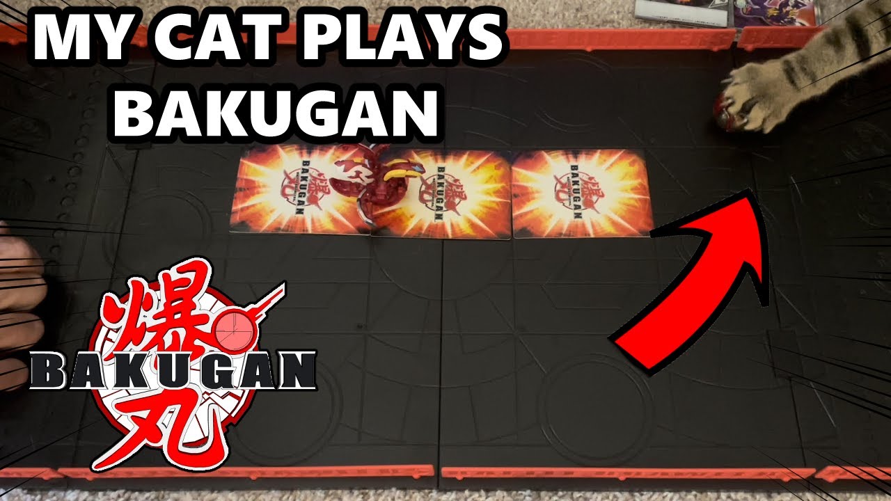BAKUTECH BAKUGAN FULL MATCH - MY CAT DOUBLE STANDS background