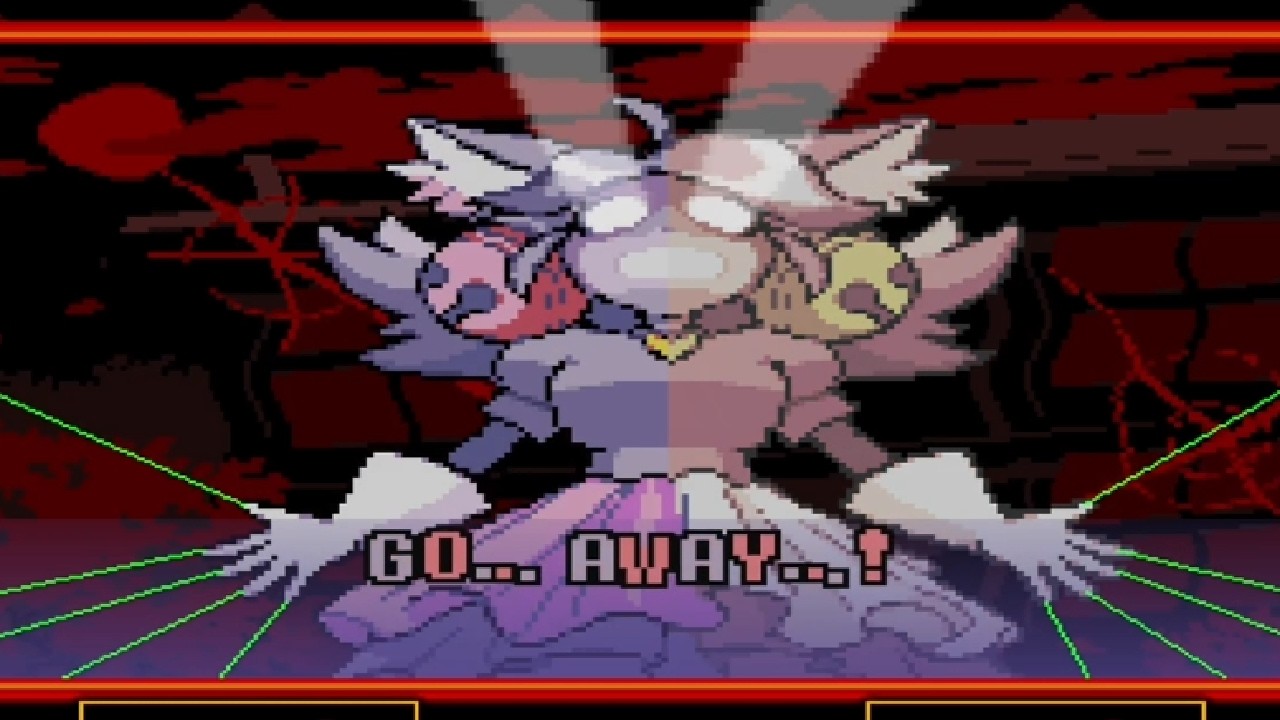 DELTARUNE chapter 5 SECRET Boss Pink + Shadow Crystal background