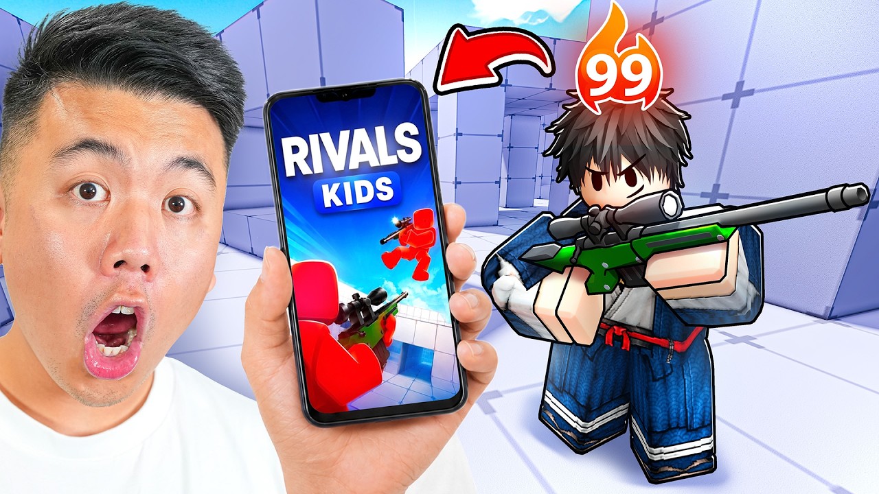 I Snuck into Roblox RIVALS Kids.. (bad idea) background