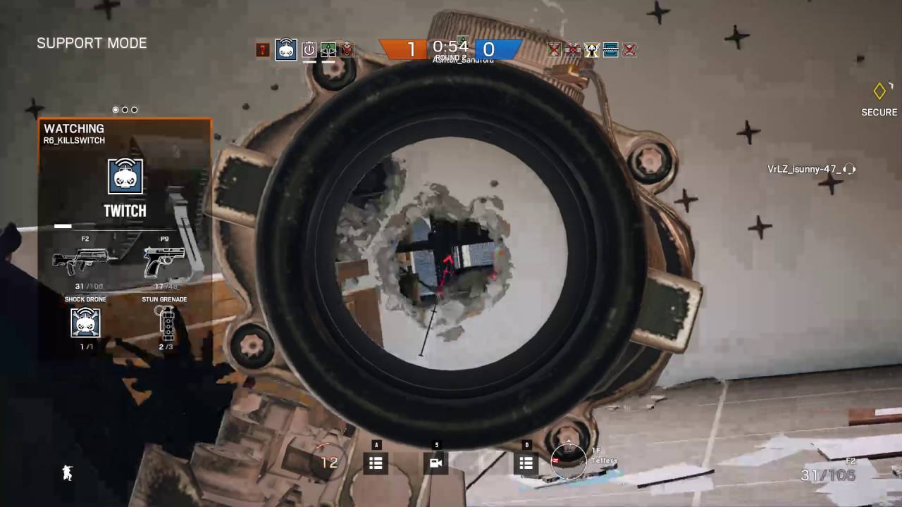 Tom Clancy's Rainbow Six: Siege gameplay live background