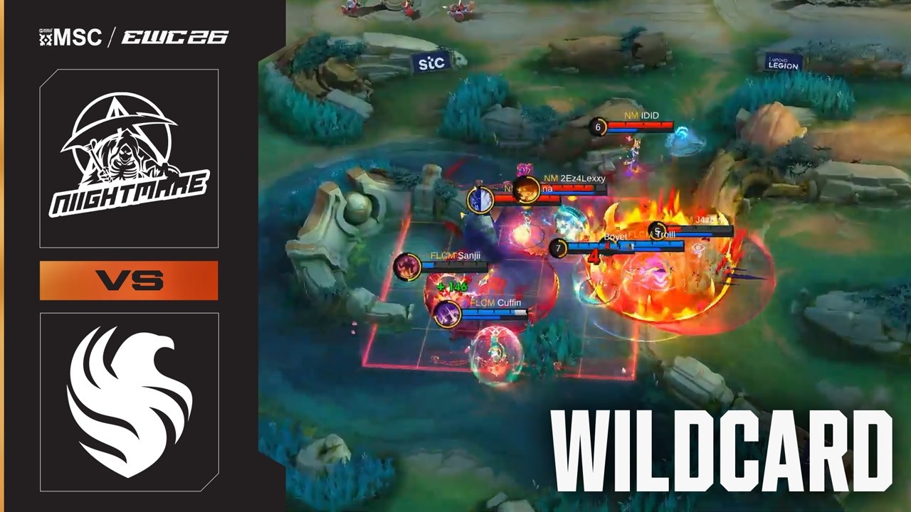 Team Falcons vs. Niightmare Esports | MSC Wildcard at EWC 26 - HIGHLIGHTS background
