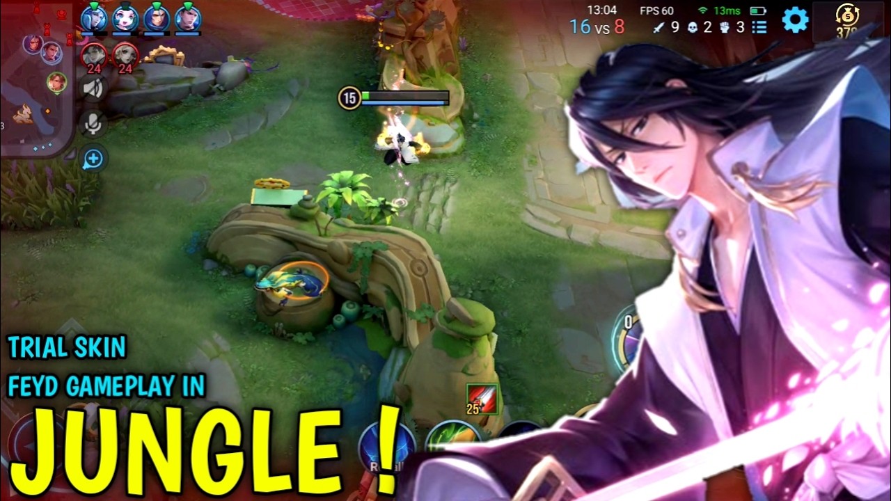 Honor Of Kings : Feyd Gameplay In Jungle | Best Build Feyd - HOK background