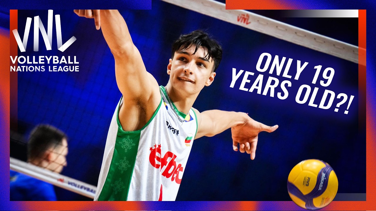 This 2.08m Setter Is Changing Volleyball! | Simeon Nikolov - Best Plays | VNL 2026 Highlights background