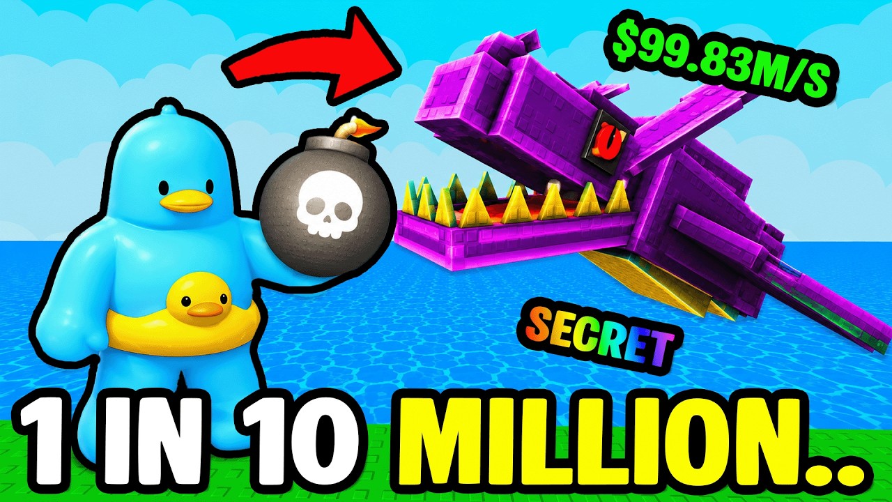 I got INSANELY RARE FISH in BOMB FISHING ROBLOX... background