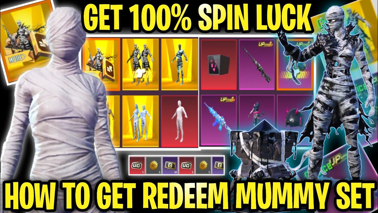 ЁЯФеHow To Get Chaosphage Mummy Set 180-UC Spin | How To Mummy Set Crate Opening | Sealed Nether -M416 background