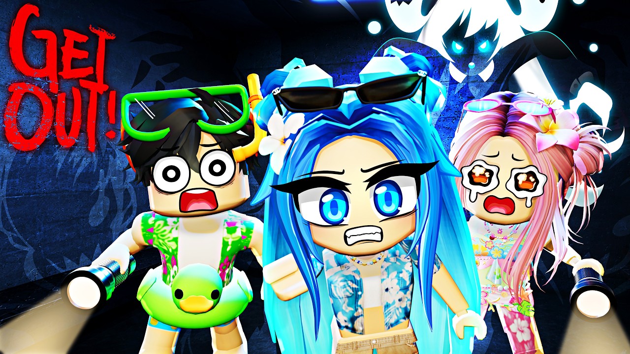 We Got Locked Inside a Haunted Prison... Roblox Demonology! background