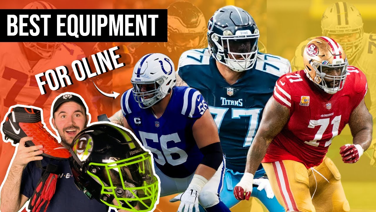 Best Equipment for Offensive Lineman // Lineman Accessories background