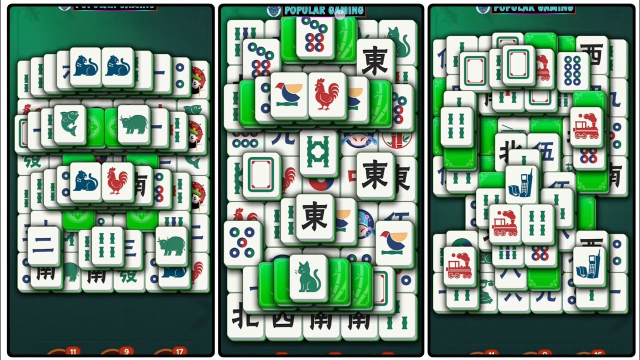 Vita Mahjong Level 51-60: Gameplay Solution background