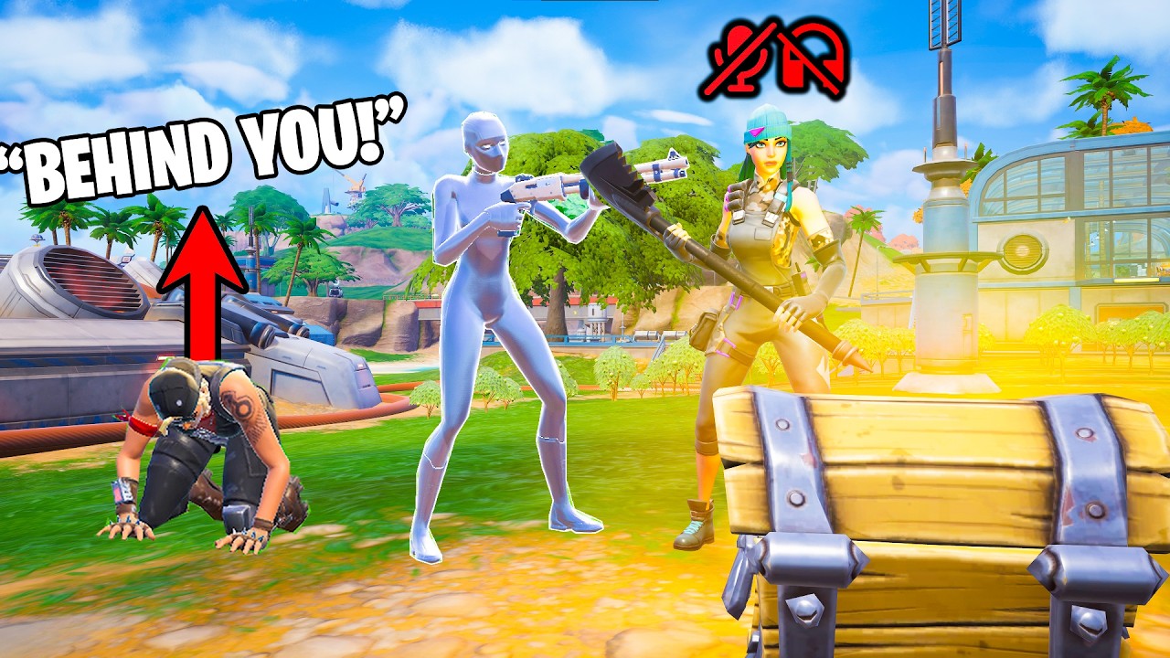 Winning a Fortnite Tournament Without Comms background