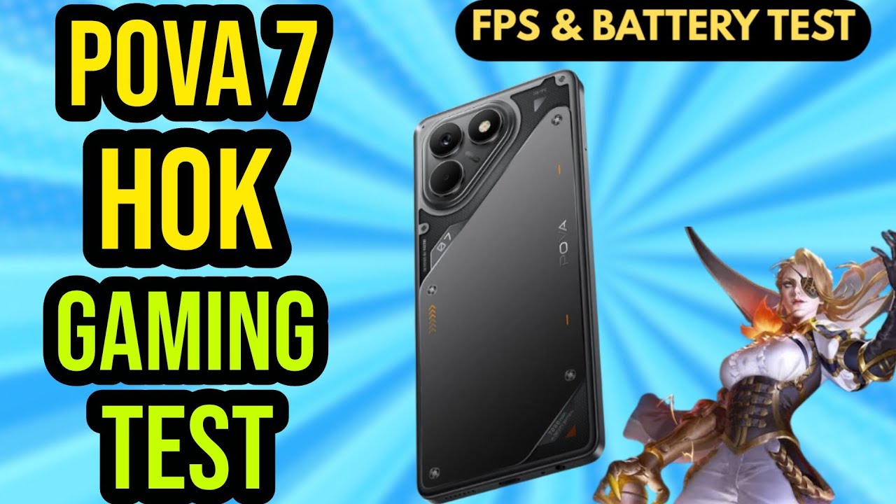 POVA 7 4G Honor of Kings Test | Sulit Ba for Budget Gaming? backdrop