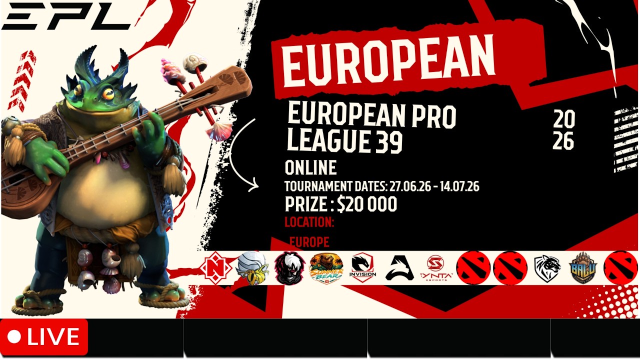 Nemiga Gaming vs Team Aion | Bo3 | European Pro League 39 background