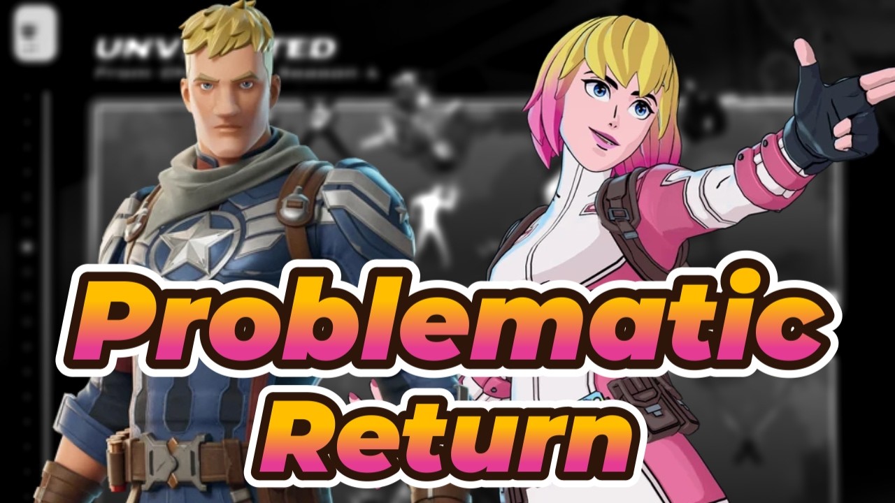 A Problematic Return (Fortnite Battle Pass Skins Come to Item Shop) background