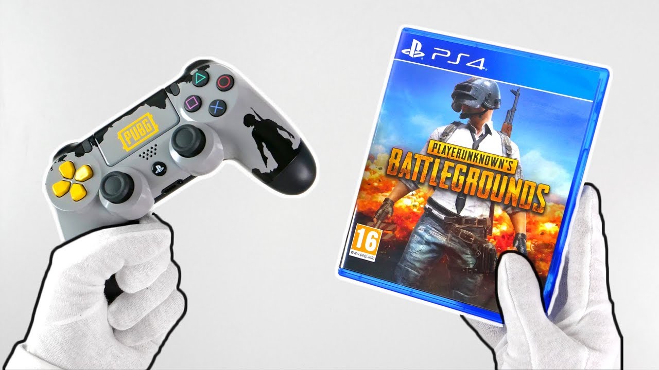 PUBG on PS4... Unboxing PlayerUnknown's Battlegrounds + Gameplay backdrop