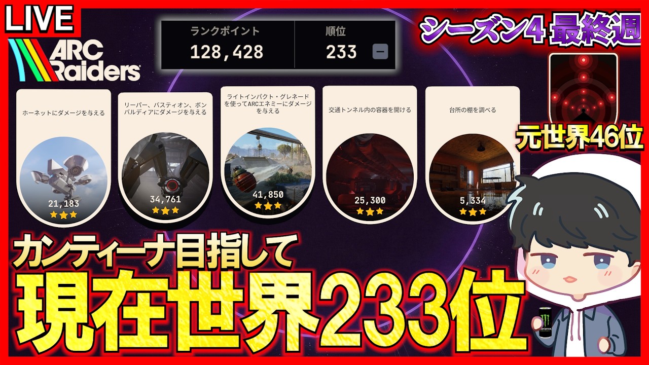 【ARC Raiders】トライアル最終週!全力で行きます! シーズン4第10週【ソロトライアル】 background