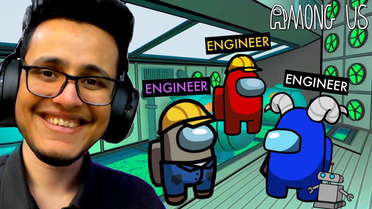 Among Us But Everyone is an Engineer background