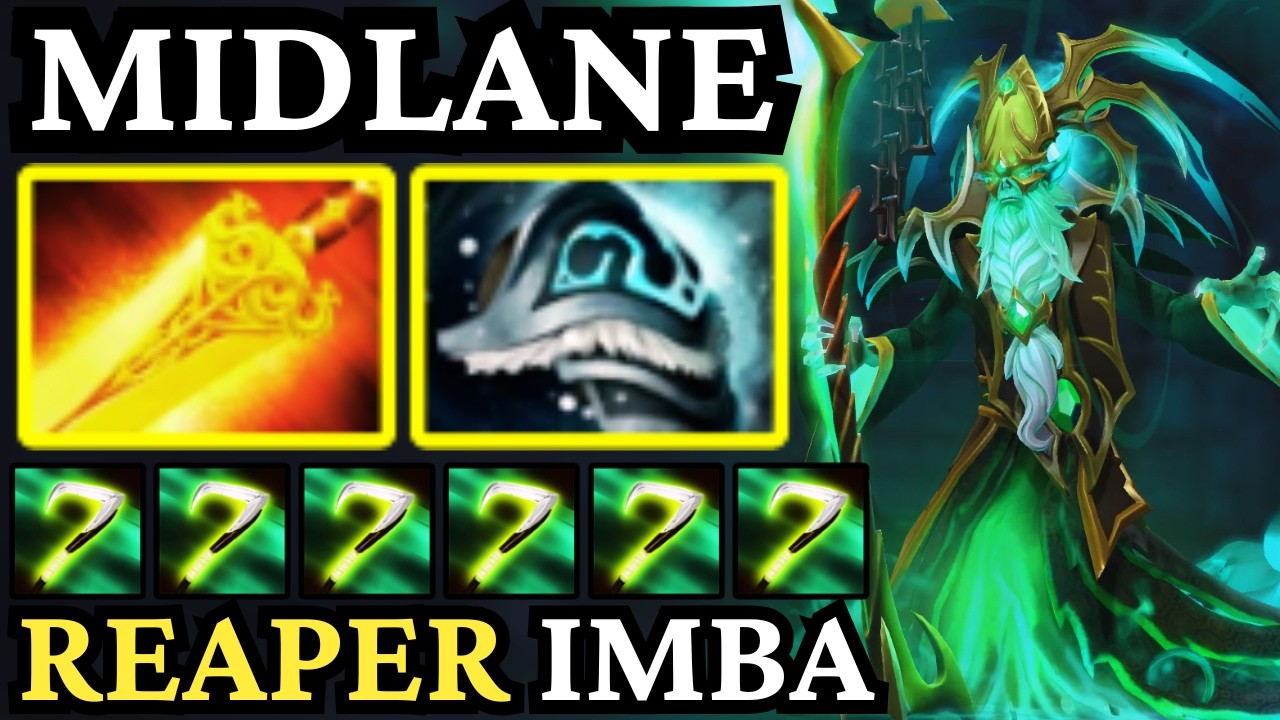 🔥 NECROPHOS Mid MONSTER — Death Pulse Never Stops 🔥 Dota 2 Gameplay background