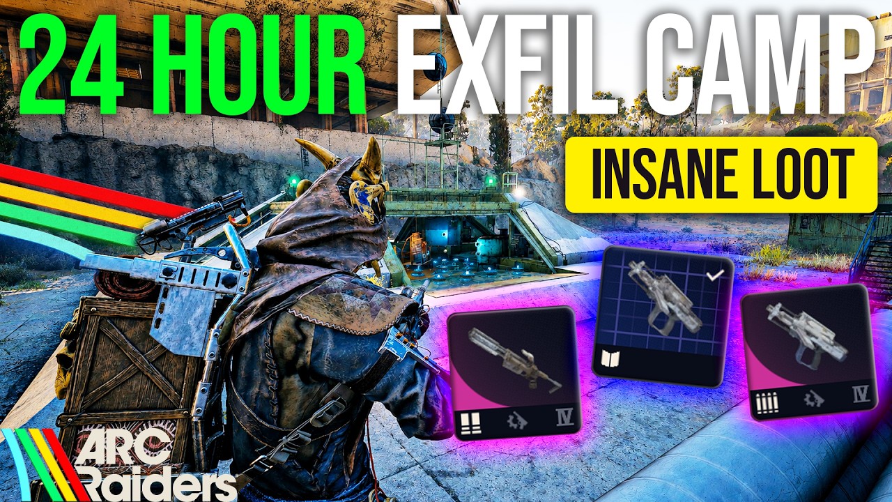 I Camped Exfils for 24 HOURS... The Loot Was INSANE! (ARC Raiders) background
